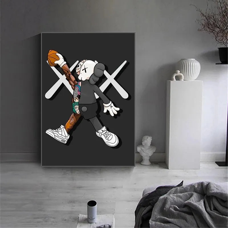 KAWS Art Chart - Urban and Modern Elegance