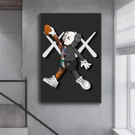 KAWS Art Chart - Urban and Modern Elegance